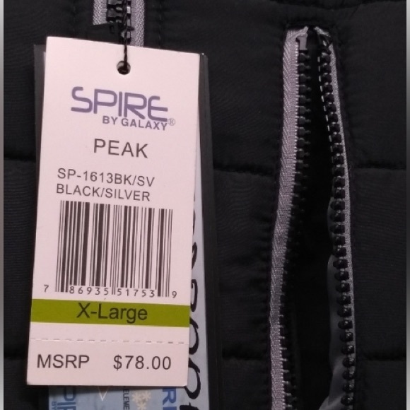 NWT Spire by Galaxy Mens “Peak” Waterproof Puffer Coat Jacket - Picture 5 of 8